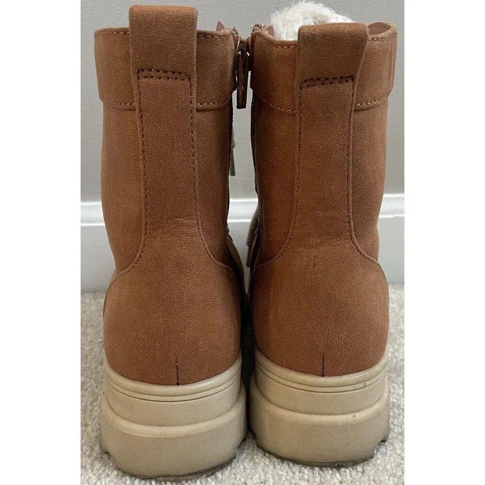 Art Class Girls Youth 1 Fuzzy Fall Boot Tan